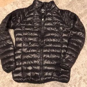 Black puffy jacket
